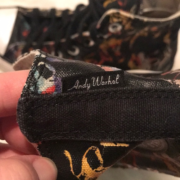 Rare! Converse Andy Warhol Cow Hightop Sneakers - Picture 4 of 7